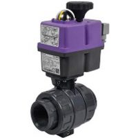 PVC-U motorom poháňaný guľový ventil