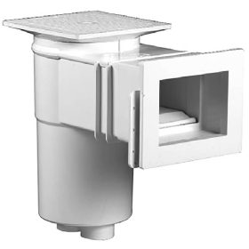 Skimmer dlhý, s normálnym ústím, pre fóliou, bielý