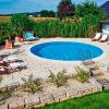 TIERRA BLUE POOL okruhlý zapustený bazén 3,0 x 1,5 m /modrá fólie /Skimmer + výrezom pre trysku