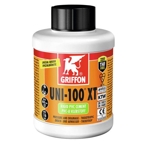 GRIFFON lepidlo na PVC, 500 ml, so štetcom, bez THX