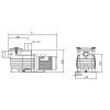 Čerpadlo KRIPSOL ONDINA  0,33LE, 0,45kW/230V,  7m3/h