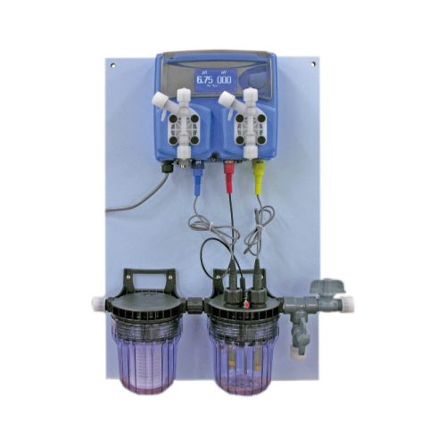 Automatický chemický merač a dávkovač, riadiaca jednotka pH a H2O2 WDPHOS 4-10l/h-3bar